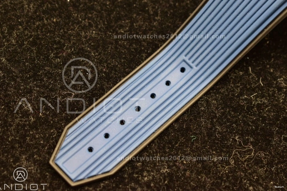 Skeleton A1280 Hublot Unico Blue Bang Titanium ZF on Dial Strap Best Big Blue Edition Rubber 1:1 0321